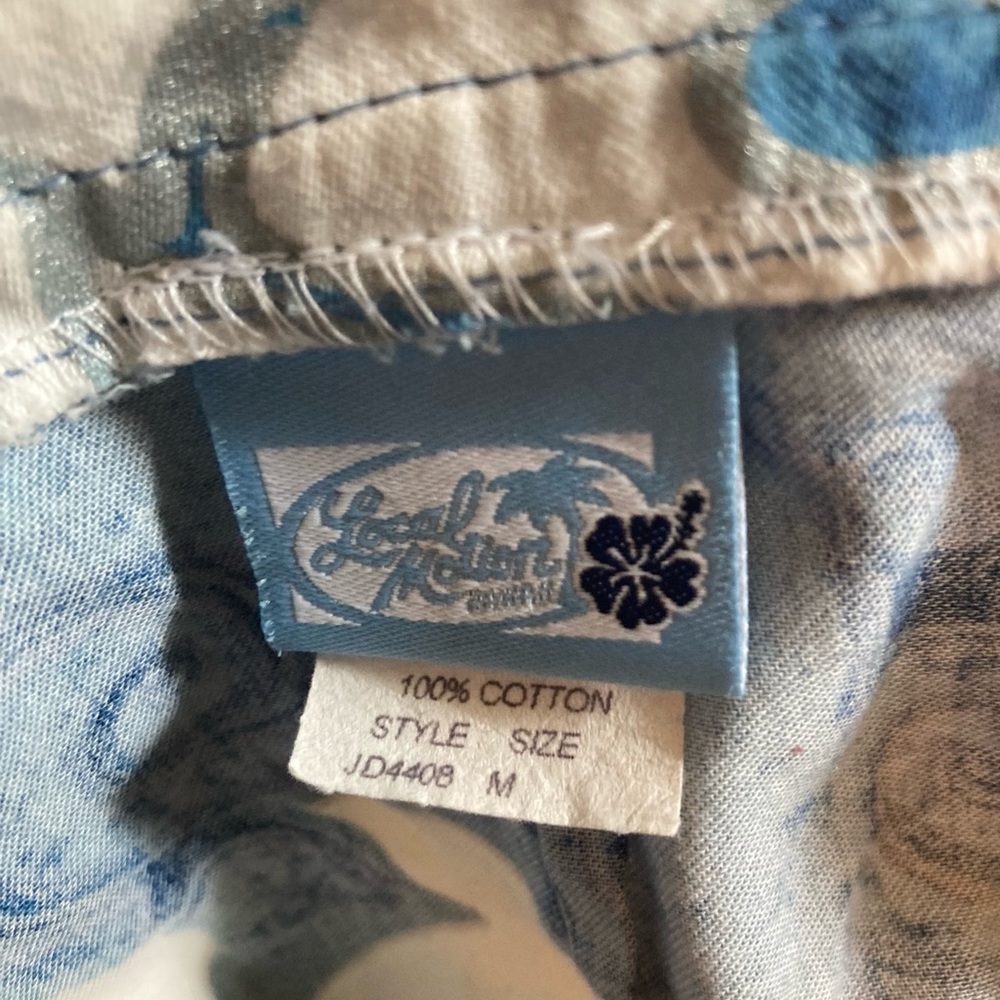 Hawaiian Print Halter Mini Dress - Picture 8 of 9